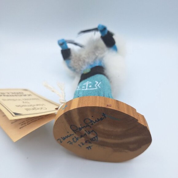 Kachina Doll Handmade Zuni Rain Priest Navajo Indians NativeAmerican Art 7 Inch - Picture 6 of 16